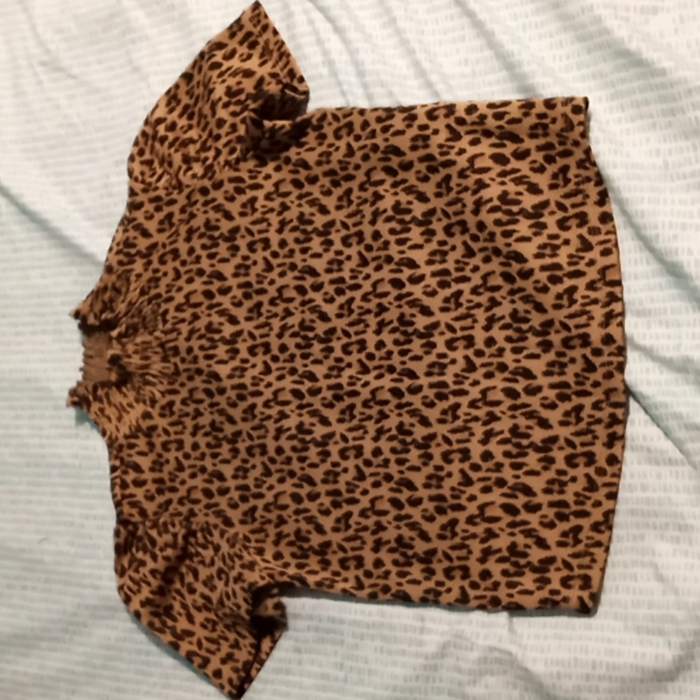 Zara animal print shirt used but in perfect condition